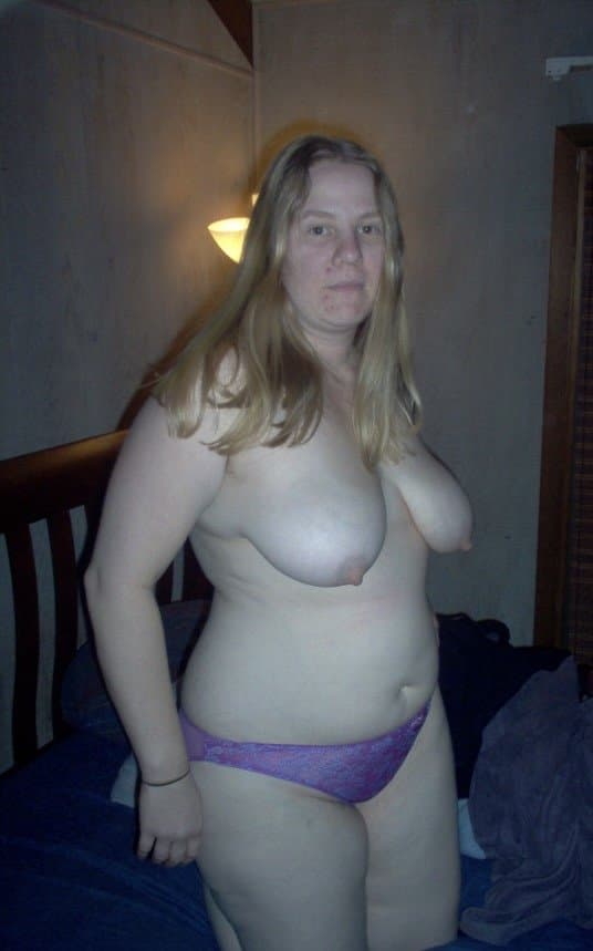 Amateur Blonde With Big Hanging Tits