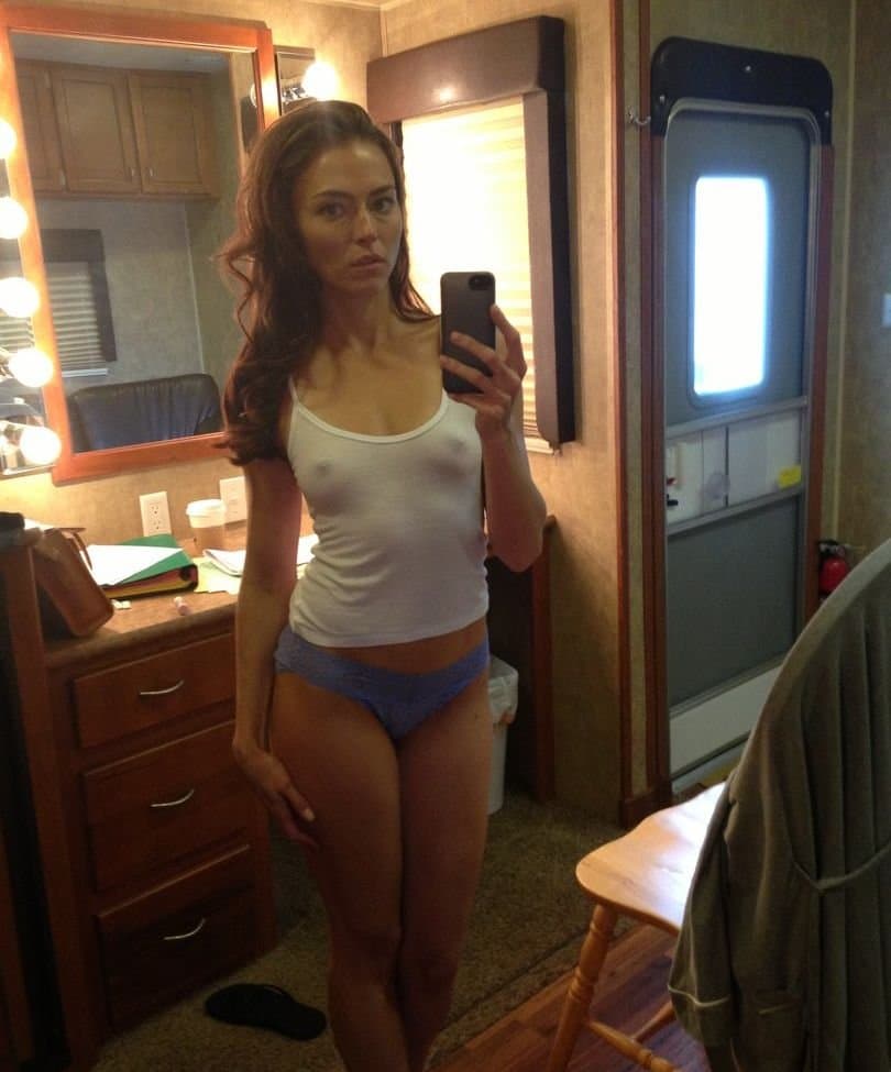 Trieste Kelly Dunn (In Banshee) Sexy Selfie