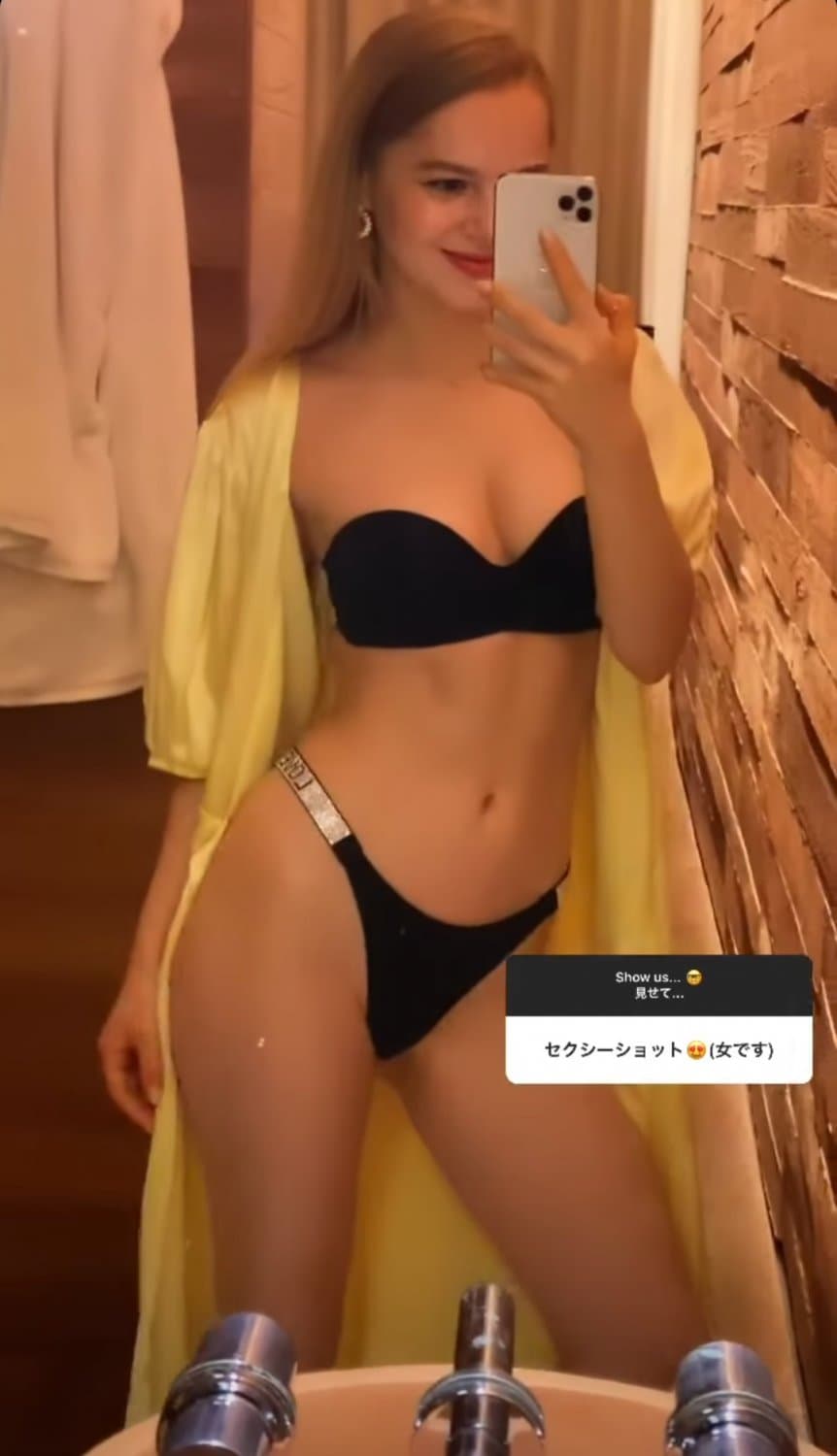 Hot Skinny Blonde with Perfect Feet and Legs