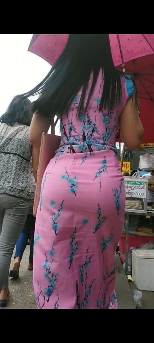 Walking behind her is blessed