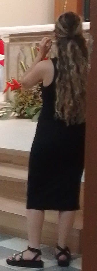 Flagras q fiz na missa quinta