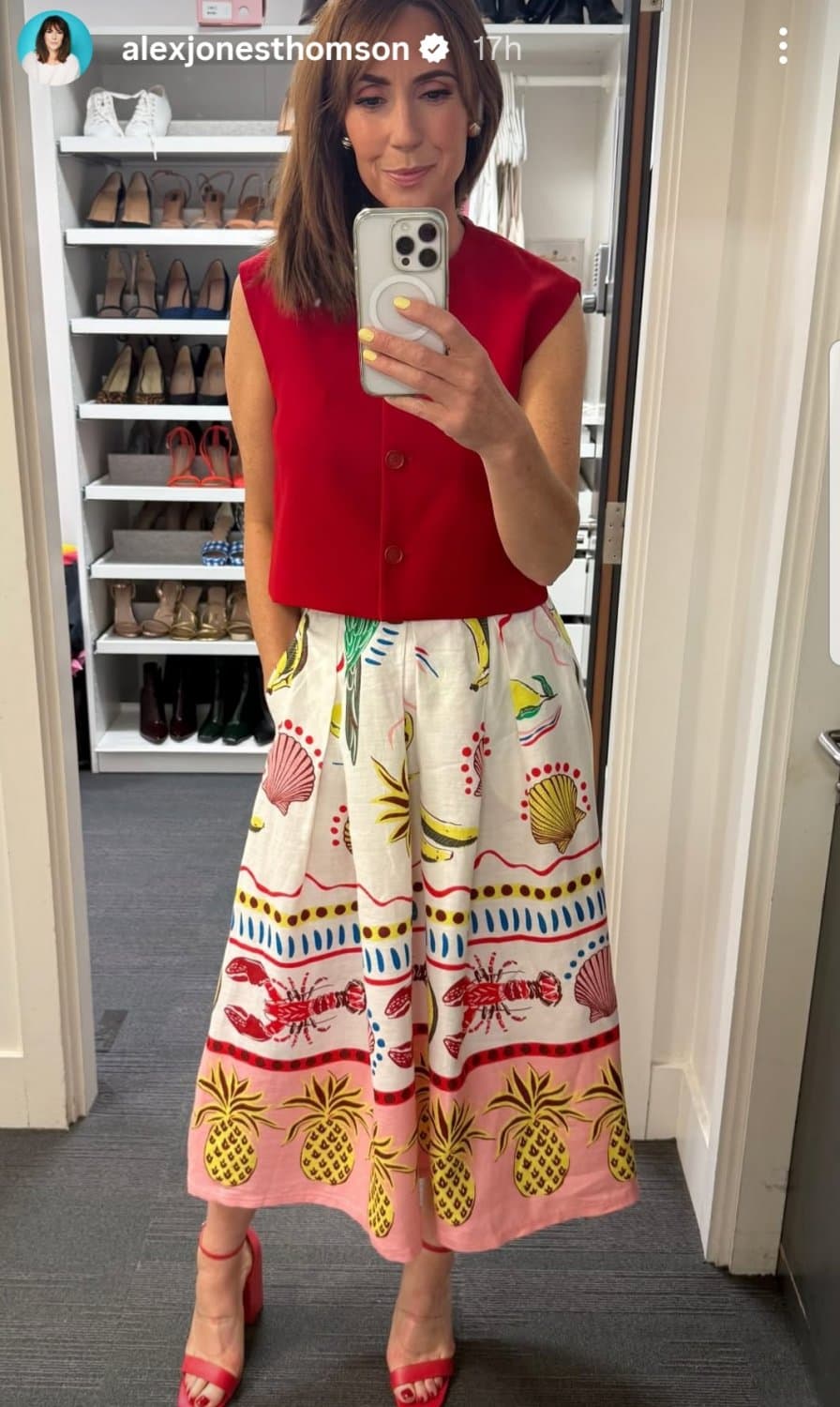 Busty TV presenter Alex Jones. Part 6.