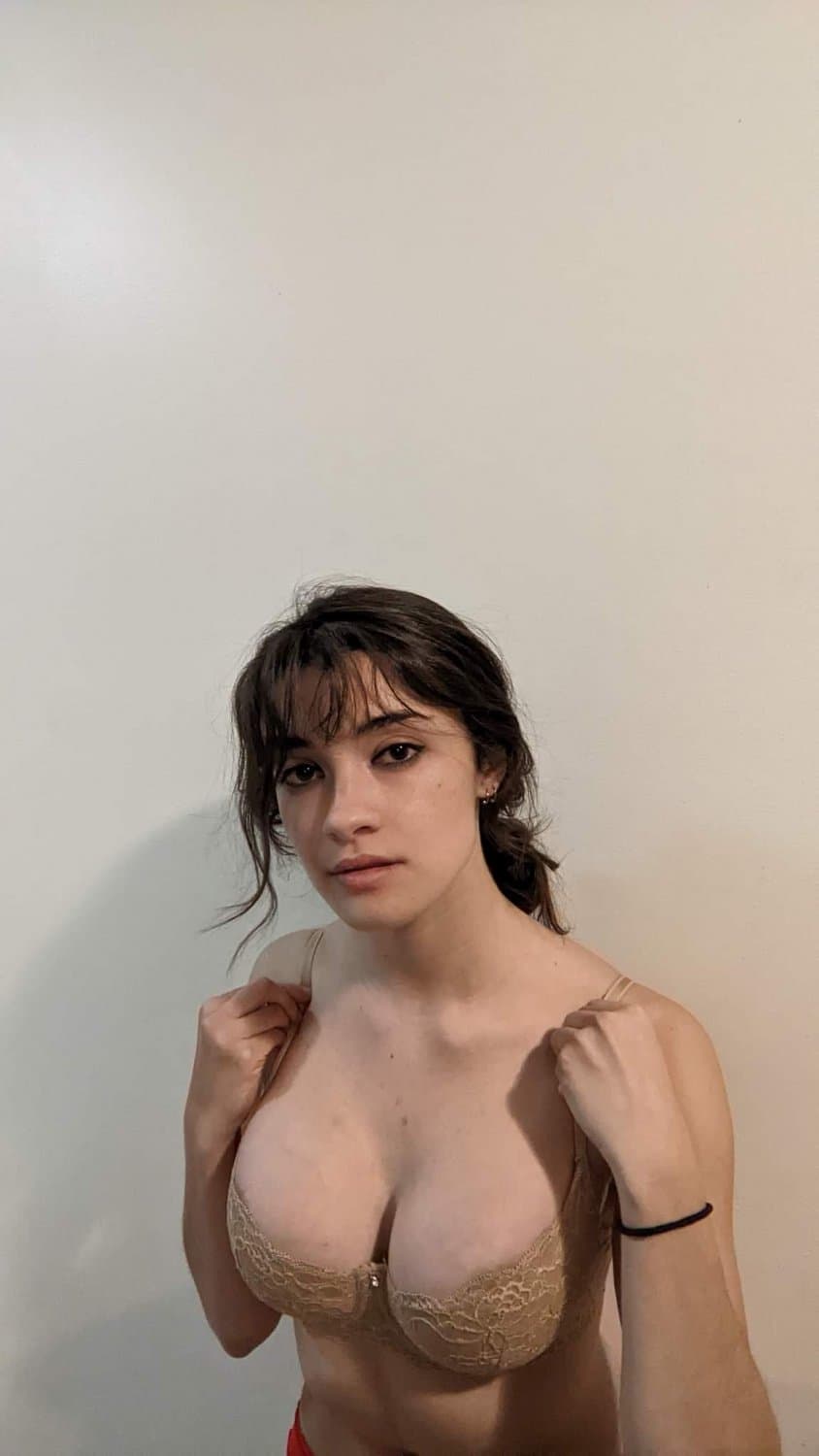 Beautiful Metalhead Babe is a MUST FAP! PETITE BIG TITS!