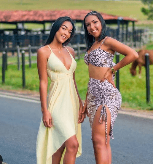 Das irmãs vc vai de qual magrinha ou a rabuda? Alana ou Alana ?