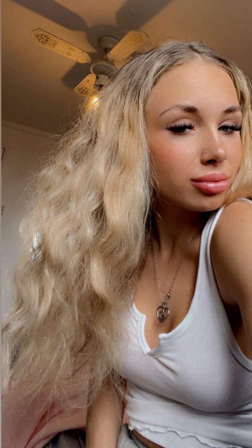 Freckled British girl