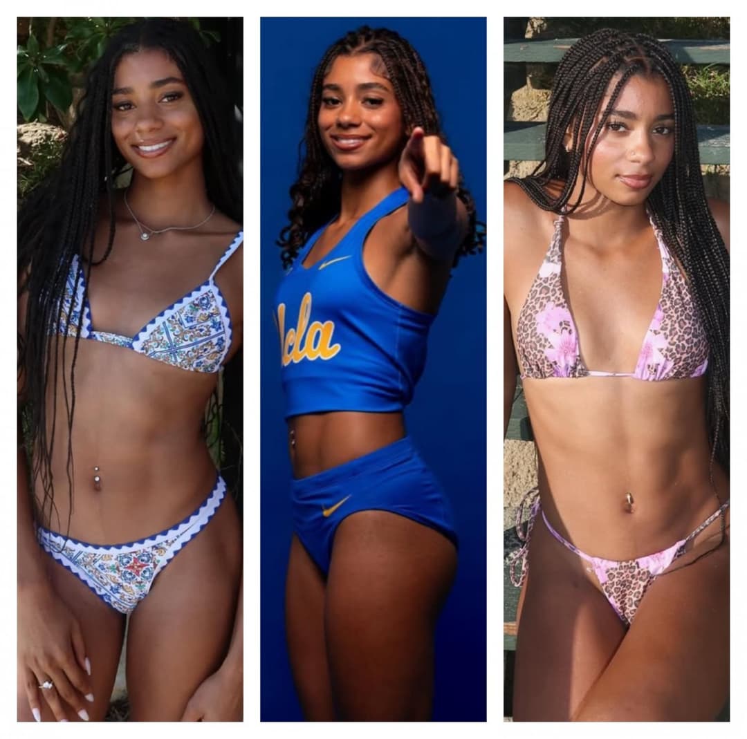 College Ebony Athlete Kayla(Bikini)(Uniform)