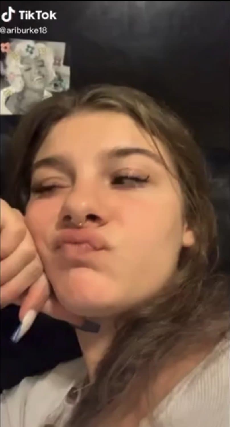 cute girl farting in your face