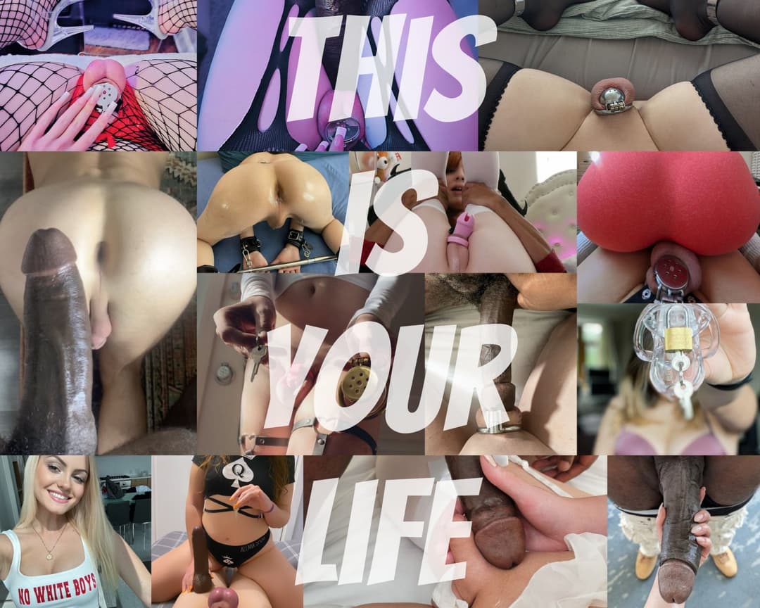 A Sissy Life! Kik illfuckyourwife345 if you are serious about becoming an owned, locked sissy!