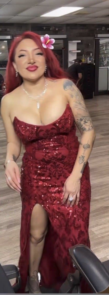 Big tit redhead latina milf slut