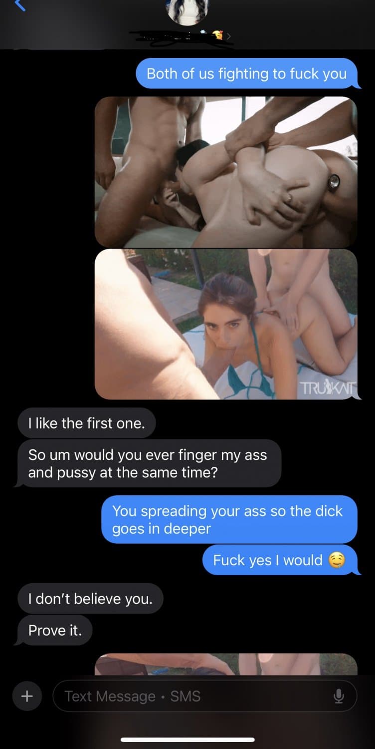 Sexting milf trying to get a spit roast