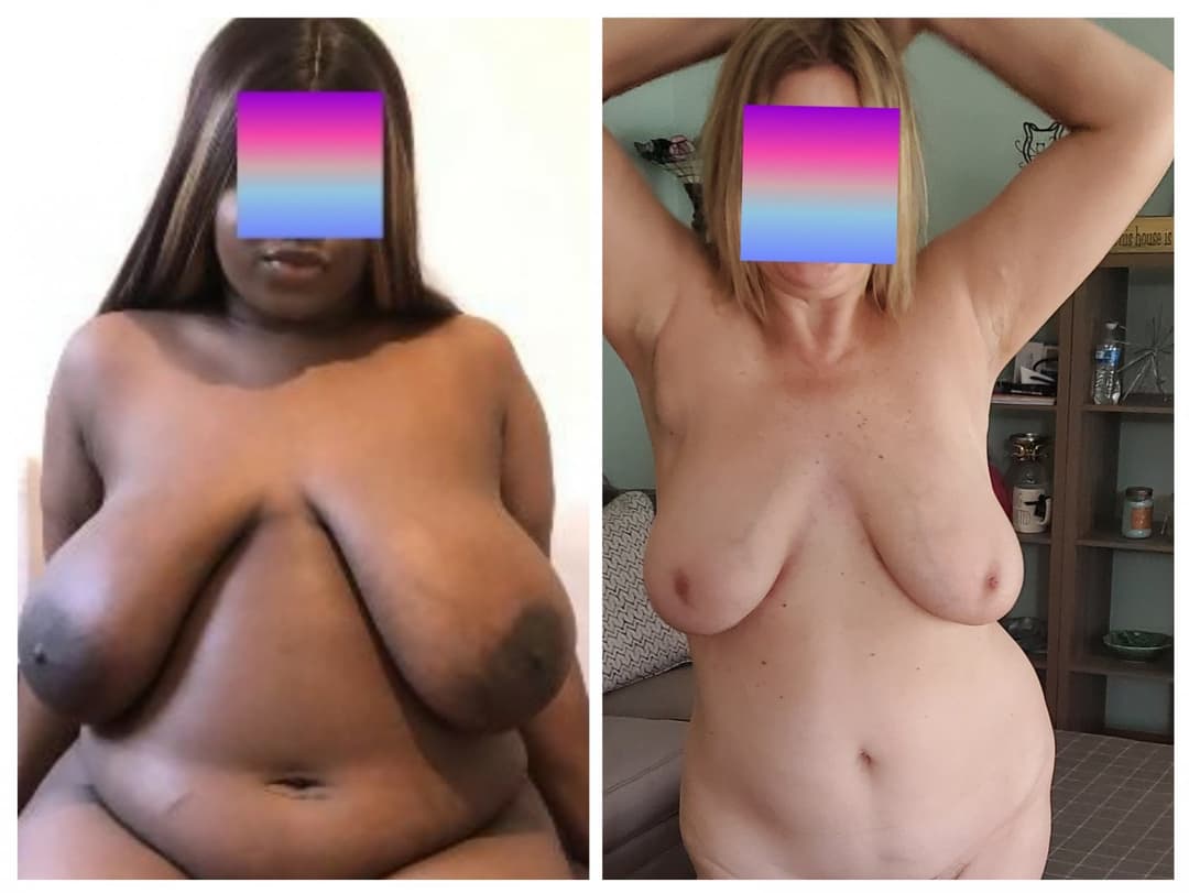 Click to view full size COLLAGE#7 side by side with some of the BIGGEST BOOBS on erome