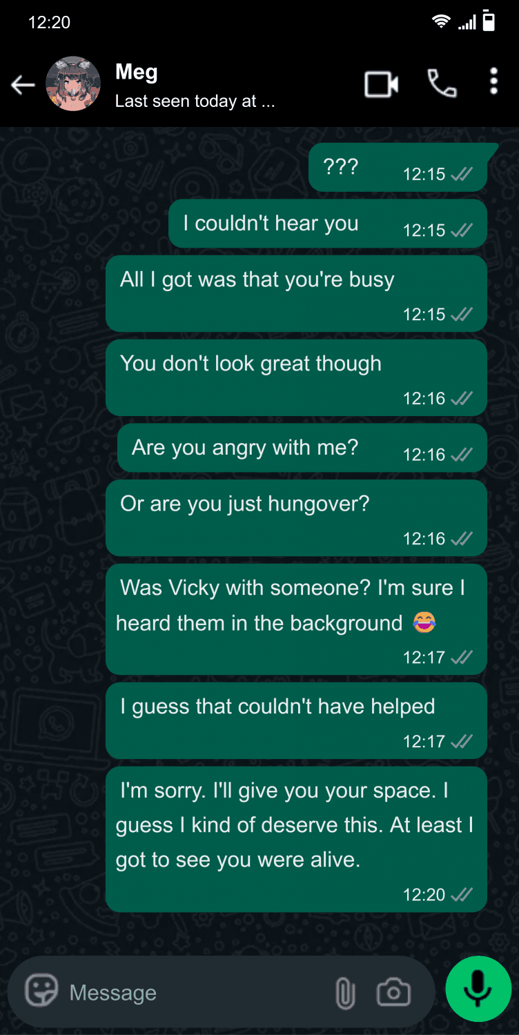 Click to view full size My girlfriend went to a Halloween frat party (2/3)