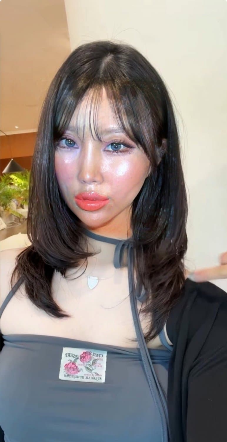 korean friend bimbofication 지인화떡합성