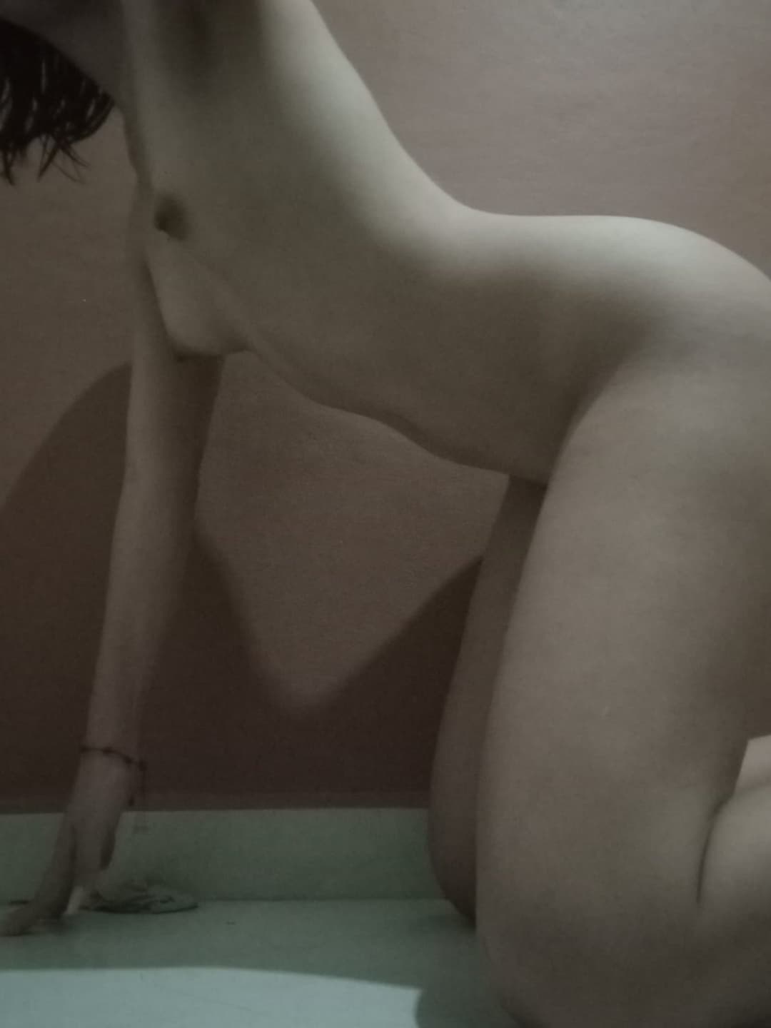 Petite latina loves her bear