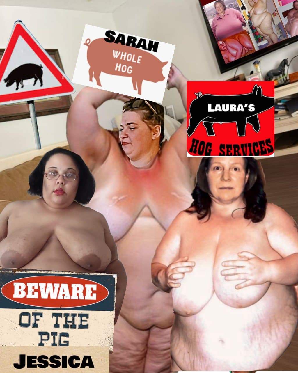 Jessica and Sarah young sexy hogs