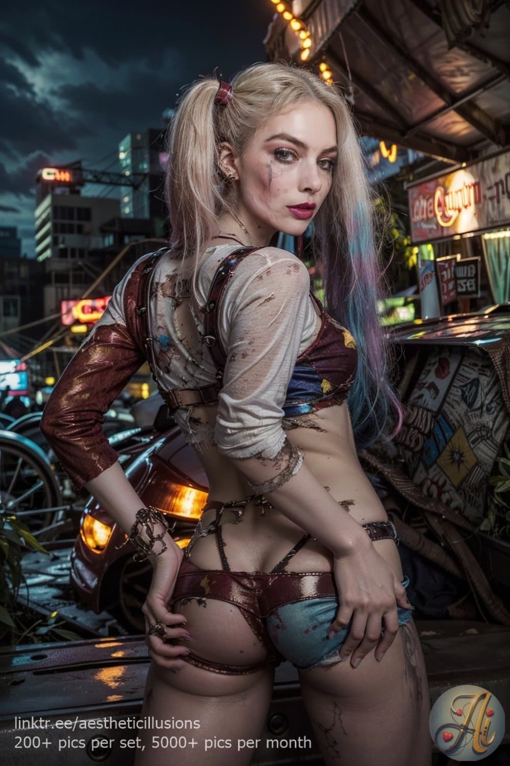 Margot Robbie Harley Quinn ai deepfake nudes pt2