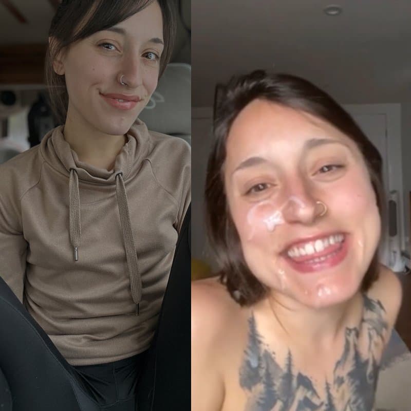 Ugly Whore Gets Facial After Deepthroat Blowjob