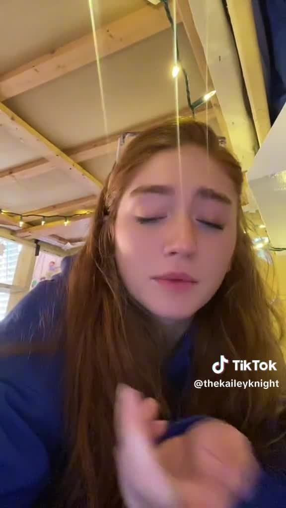 Trib this redhead slut and degrade her in her comment on tiktok