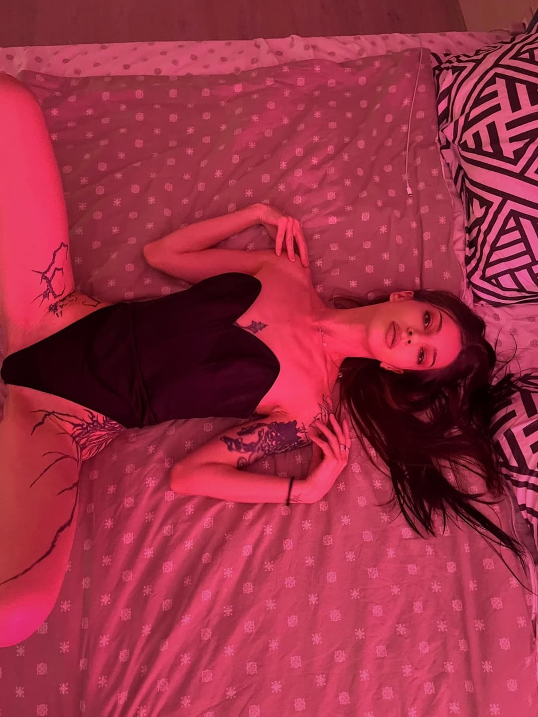 Click to view full size POV you catch me topless in my backyard.