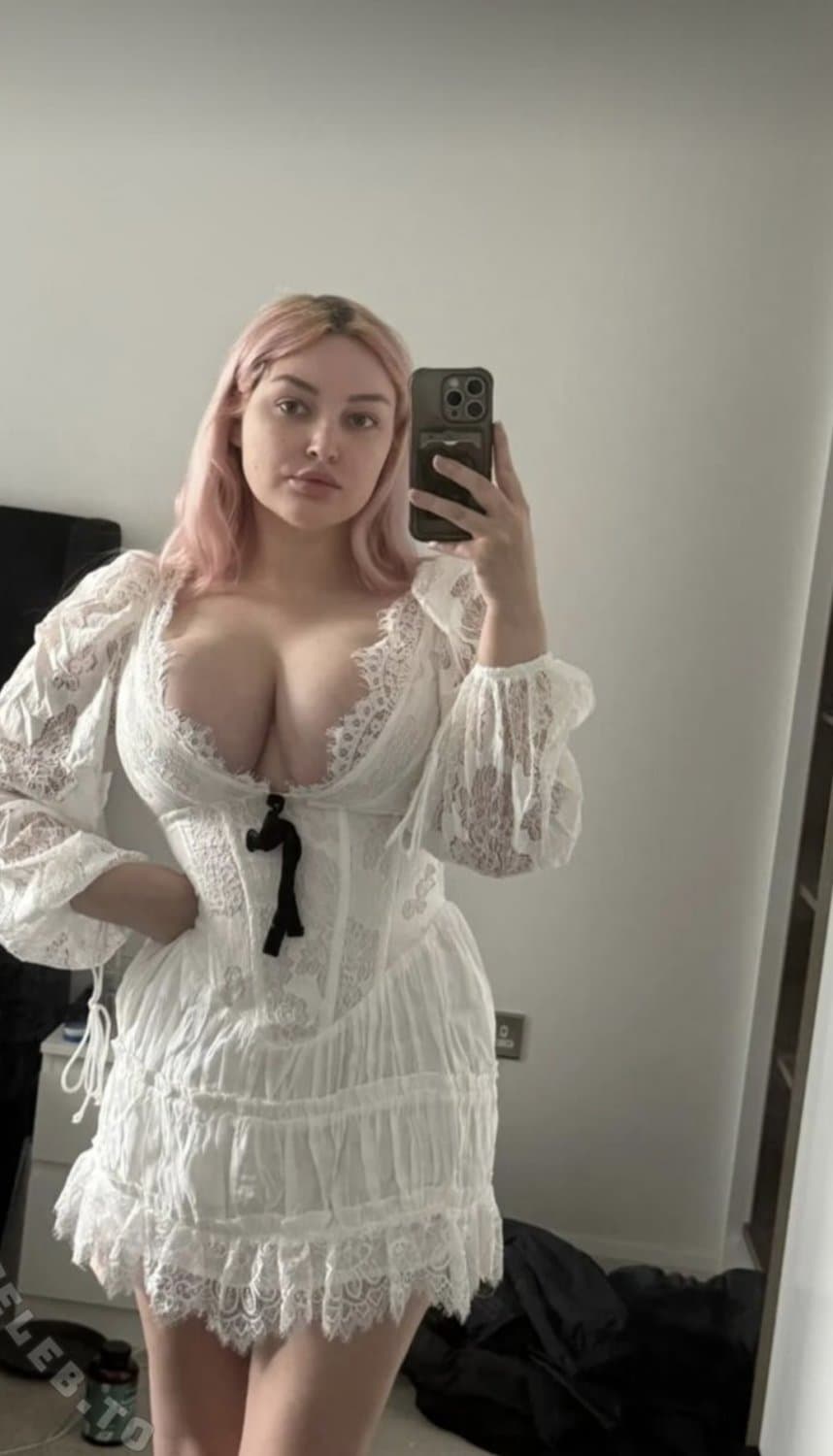 big tit blonde is a tease