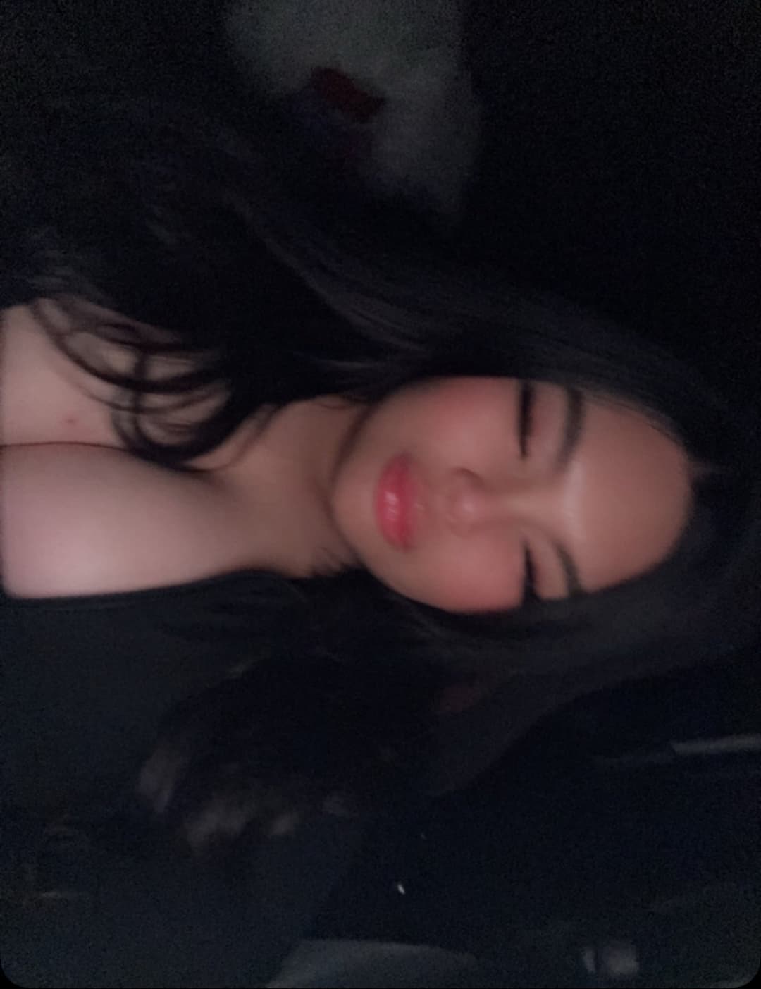 Asian slut likes being choked