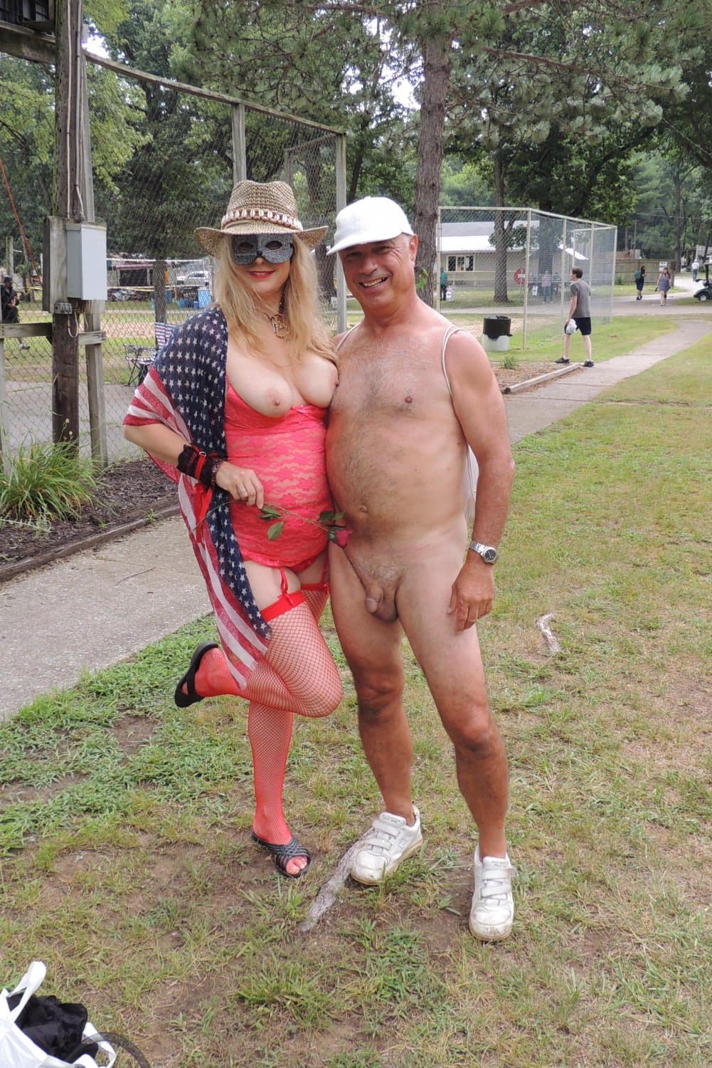 Topless Female Nude Male