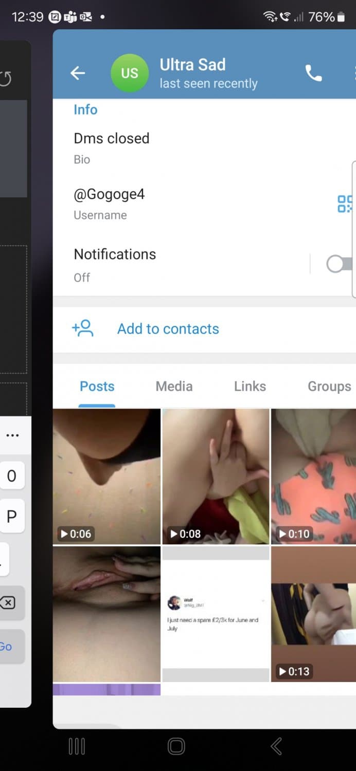 Annie, naughty birthday girl risking herself on telegram