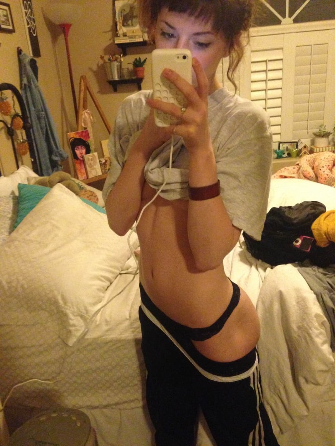 Hipster with a tight body