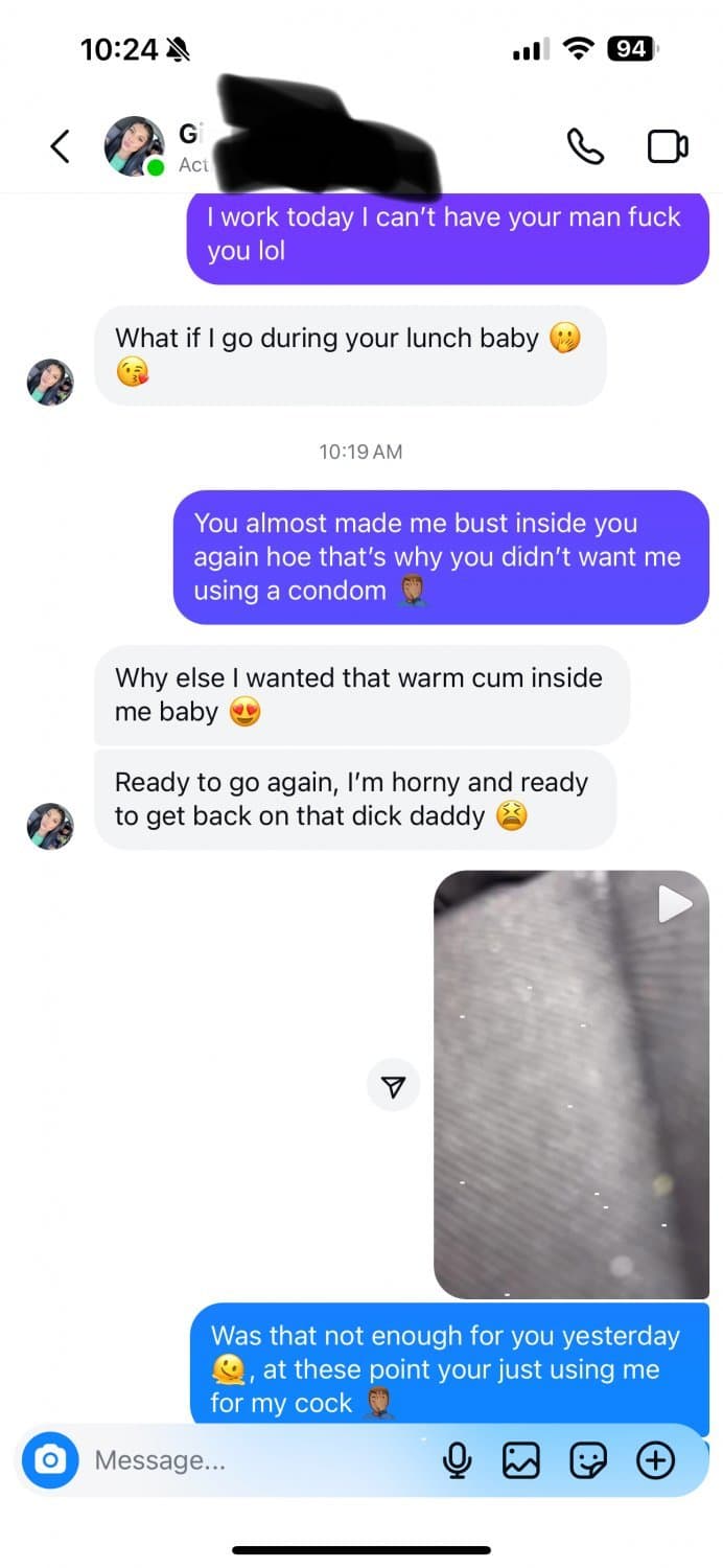 Leo leaking gianas messages because she just can’t get enough, dm to buy her vids