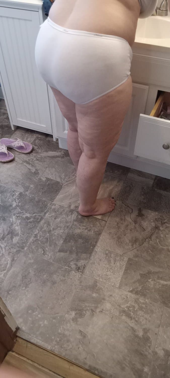 Bra and granny panties