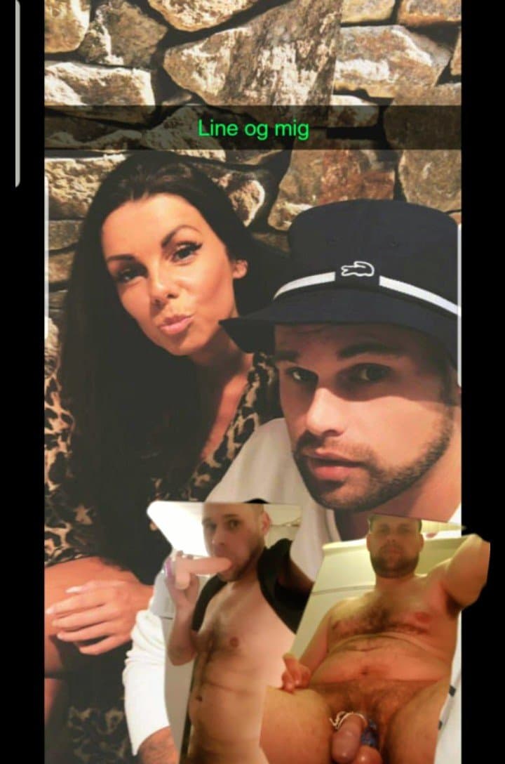 Public exposure. Rasmus Eriksen shows what a cunt he is with Dirty pictures with his friend Line on