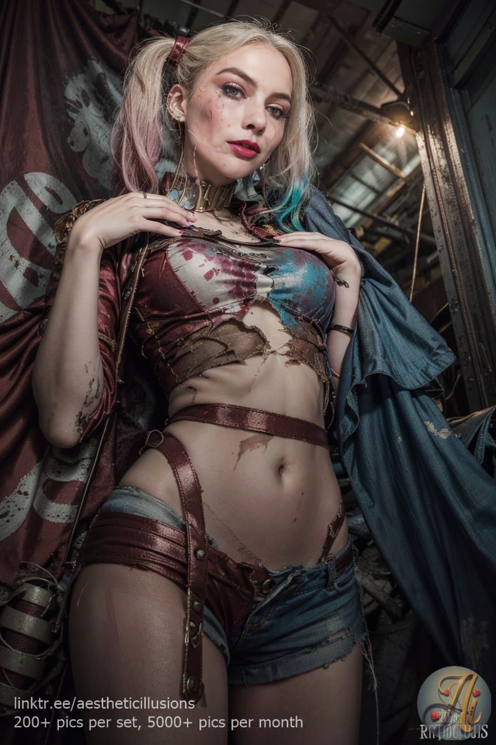 Margot Robbie Harley Quinn ai deepfake nudes pt1