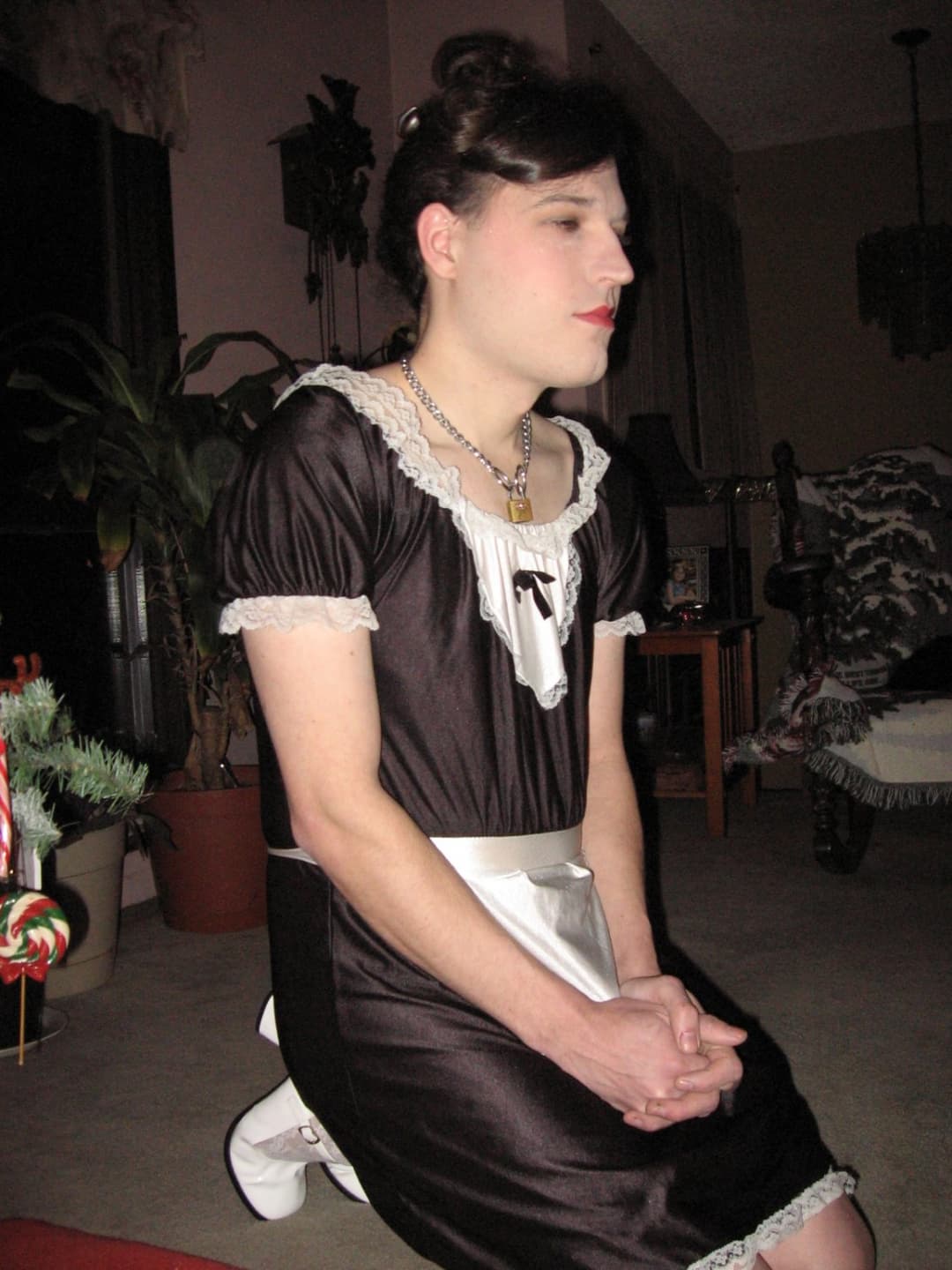 femdom gilf and her sissy xmas