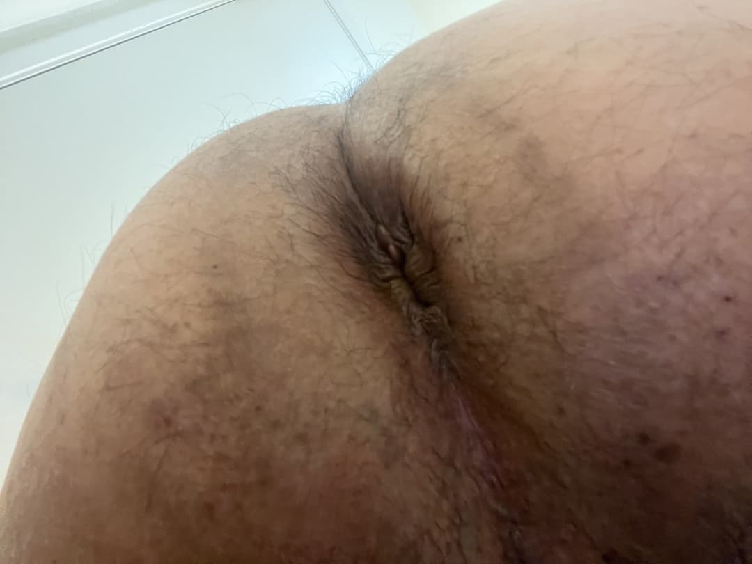 Gay bottom boy having fun with the dildo his gf was hiding