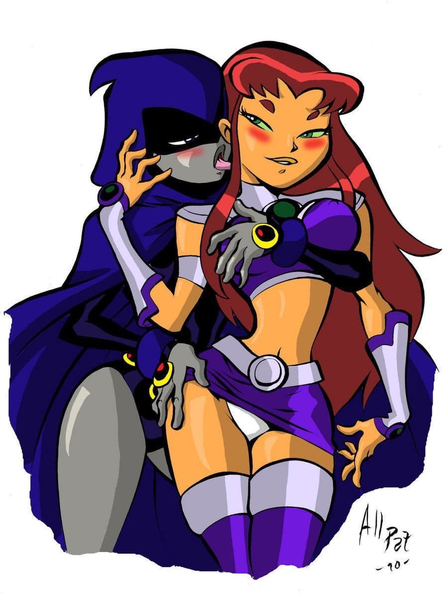 Click to view full size Duos #4 (Raven + Starfire)