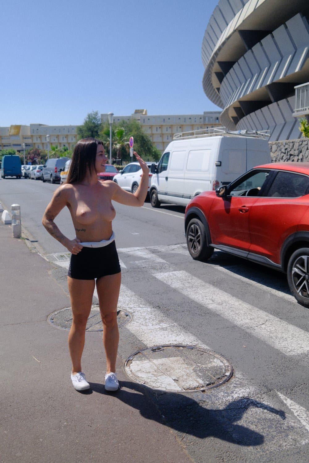 Drivers would follow the rules if all crossing guards dressed like this