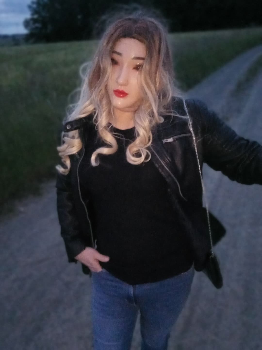 Me, crossdressing and cum drinking