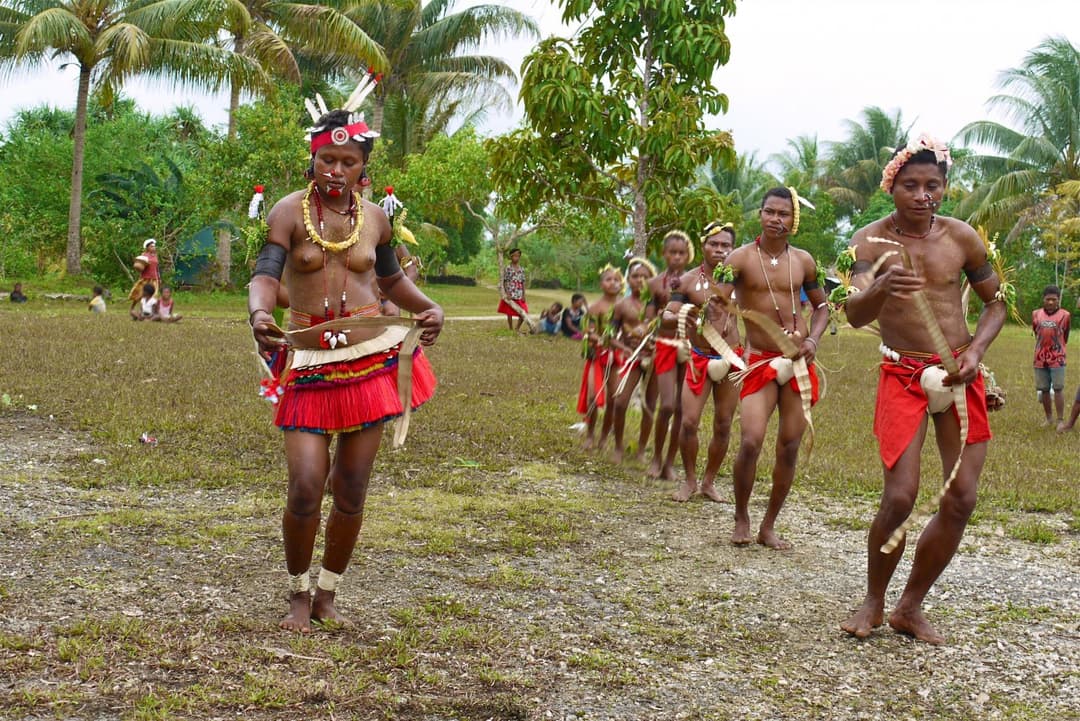 Tribal women celebrate