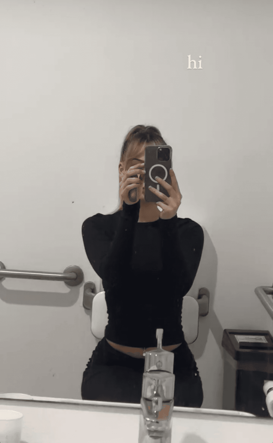 From party to the beach. To show off that slutty ass