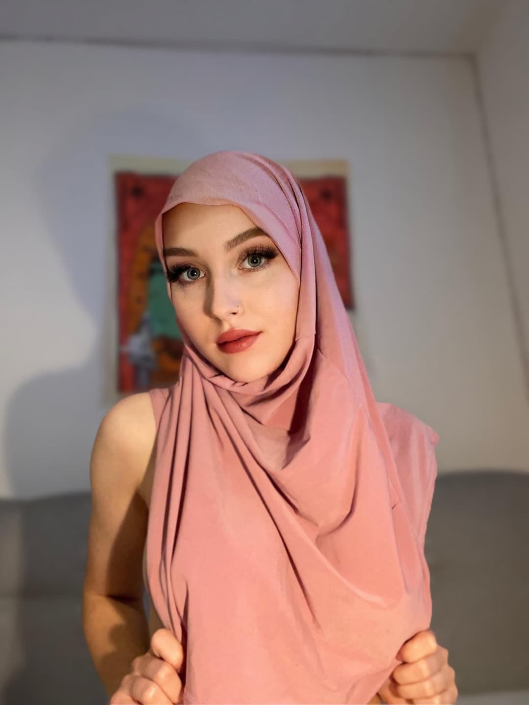 Arab Muslim Teen In Hijab Nude