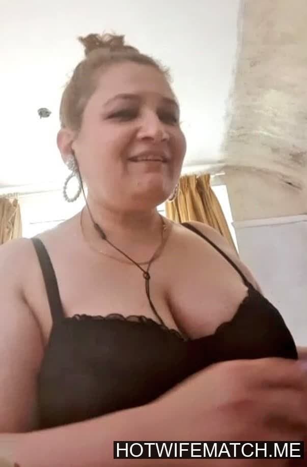 Busty Hotwife Fucks Stranger Hard While Hubby Jerks Off - Creampie Finish!