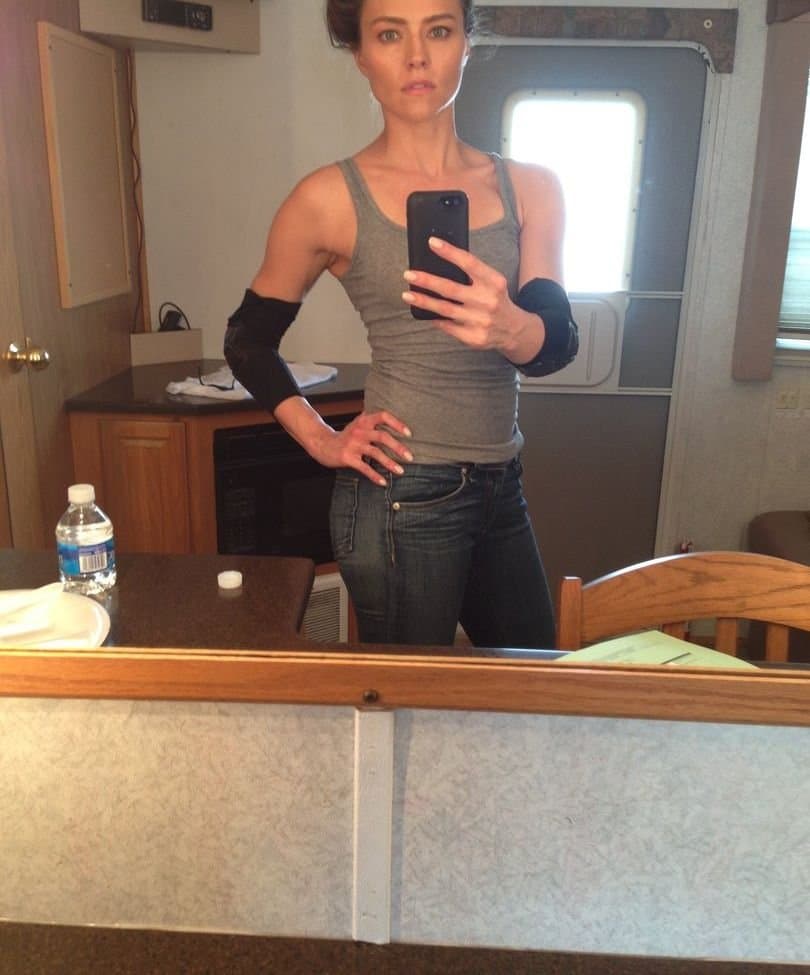 Trieste Kelly Dunn (In Banshee) Sexy Selfie