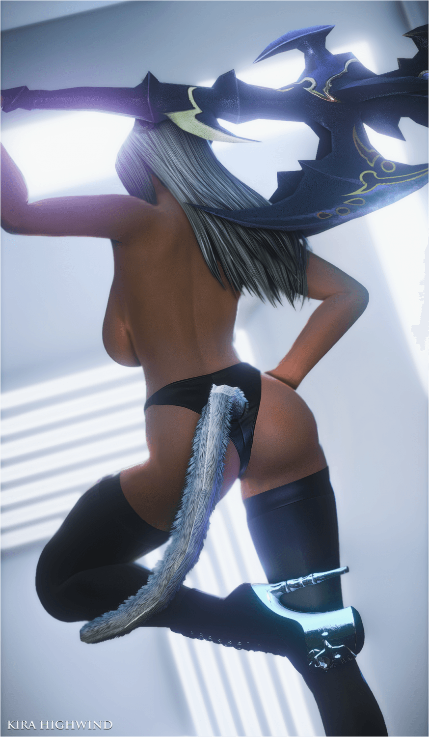Final Fantasy XIV Miqote Kira July Dump