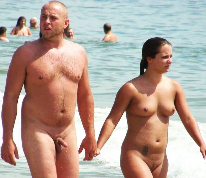 Naked couples outdoors 10