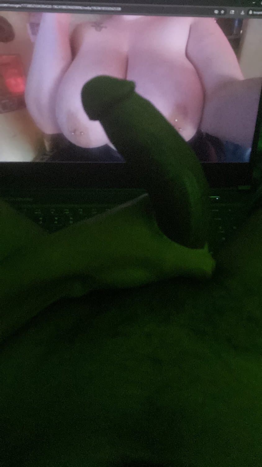 Fat cocks tribbing my gfs massive tits