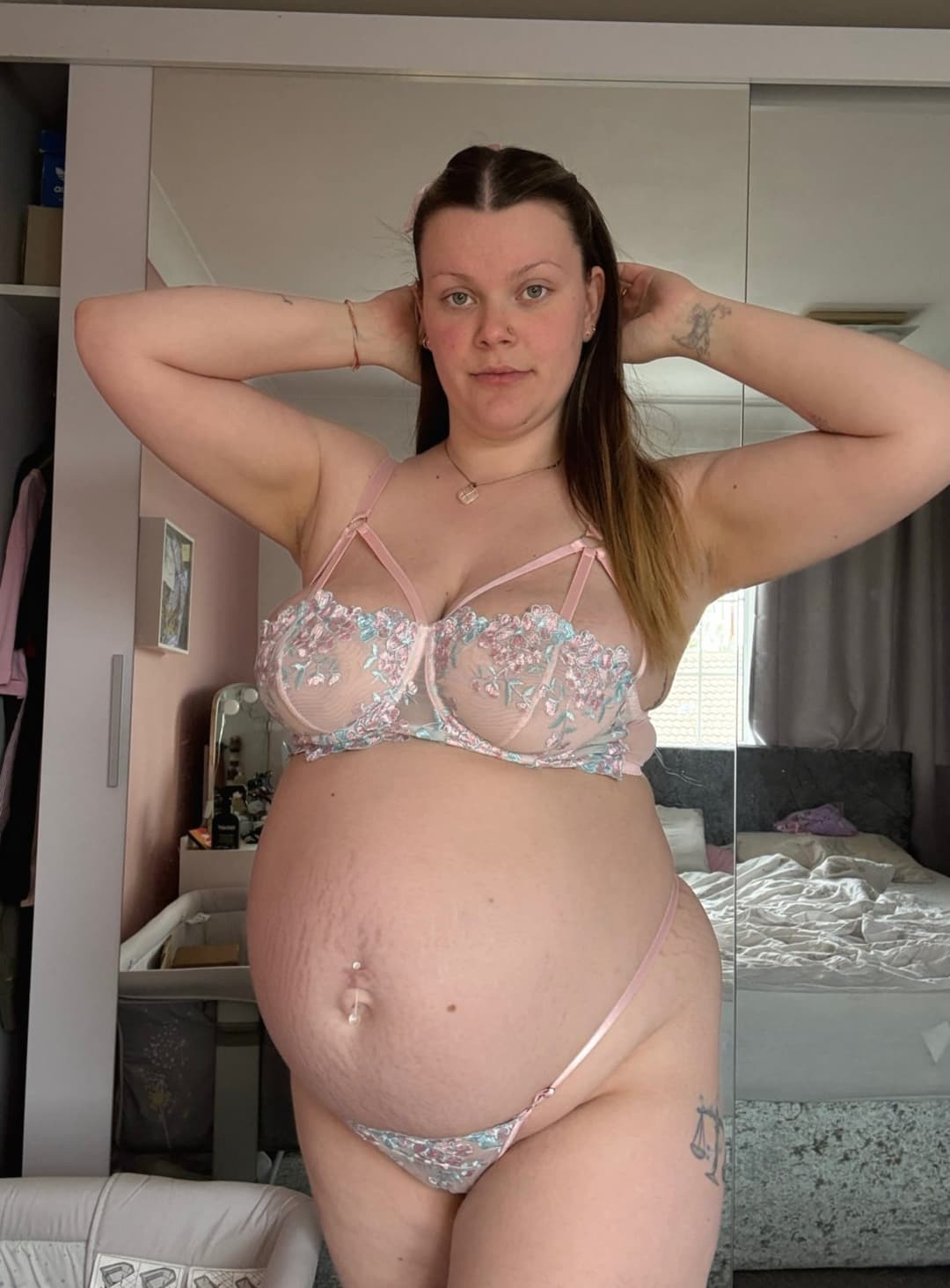 Would you get a lil rough with a horny lil pregnant