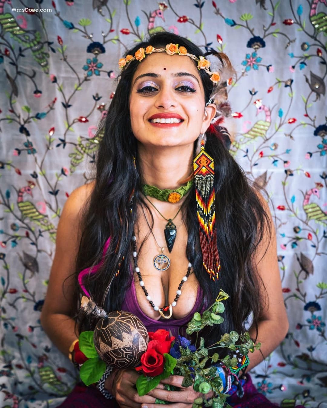 Beautiful NRI Enjoying Bali