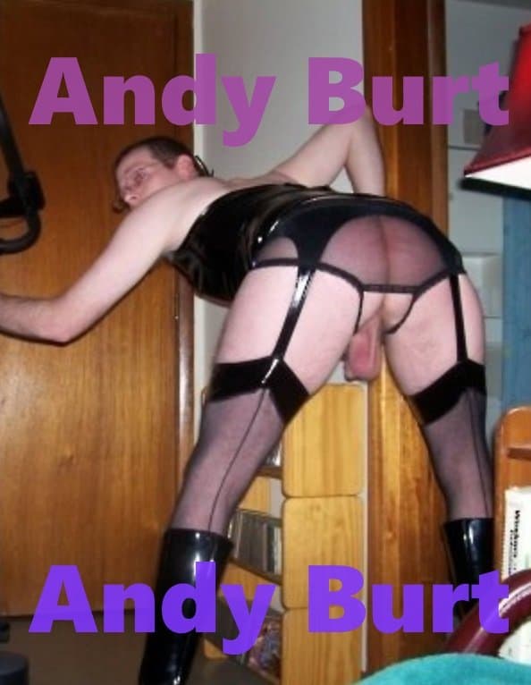 Sissy Andy in Crotchless Panties 001