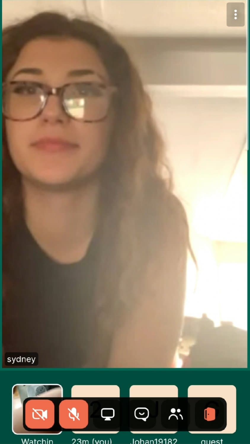 Click to view full size Ice Cube Fun on 50+ Member Video Call