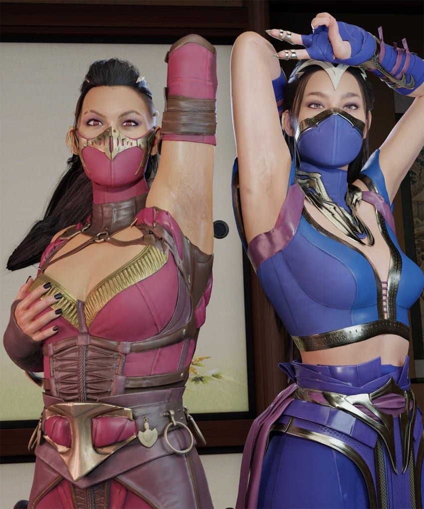 Mileena e Kitana são duas irmãs taradas??